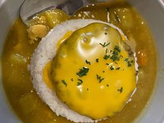 咖喱牛肉汉堡饭-红小满休闲餐厅(十全街店)