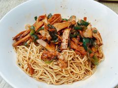 青椒干子肉丝干拌面-高邮面馆(明瓦廊店)