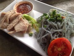 -蝶豆花蓝面条
