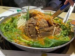 辣白菜脊骨火锅-韩香福脊骨汤锅(上杭路店)