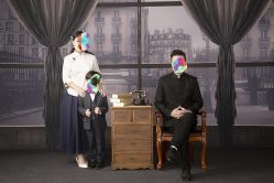 -时光纪亲子全家福照相馆(静安店母女写真父母纪念照)