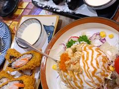 炸温泉蛋土豆泥沙律-仙隐小鹿中華の日料(正弘城店)