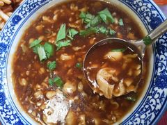 烂蒜肥肠汤-峪鸡餐厅