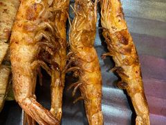 烤皮皮虾-宝记烧烤·碳锅羊肉·羊蝎子火锅·夜食社(文体路创始店)