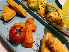 和风玉子豆腐-蜜桃花开·中西融合菜E&W(南长街店)