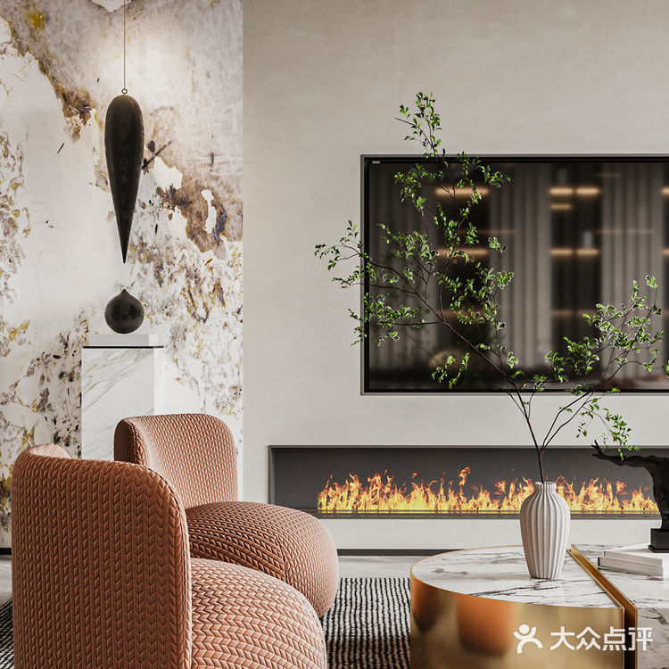 缪斯设计｜350㎡艺术奢宅，精致有品位的唯美情调