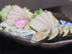 清酒鹅肝配鳗鱼卷-柒园·三十年创意杭帮菜(龙湖滨江天街店)