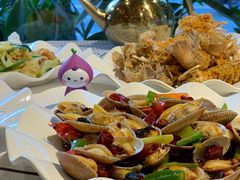 豉椒炒花甲-强记海鲜·大排档(蛇口新街店)