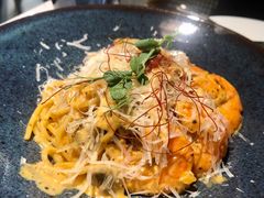 芝士蘑菇鲜虾意大利面-BE BRIGHT KITCHEN(正佳广场店)