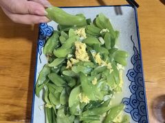 小角瓜炒蛋-龙姐私房菜(和顺古镇店)
