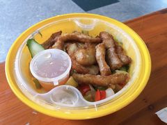 蒜香猪颈肉上海菜饭-佰搭果·广式茶餐厅(石牌东路店)