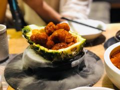 菠萝咕噜猴头菇-水木苼 蔬食料理