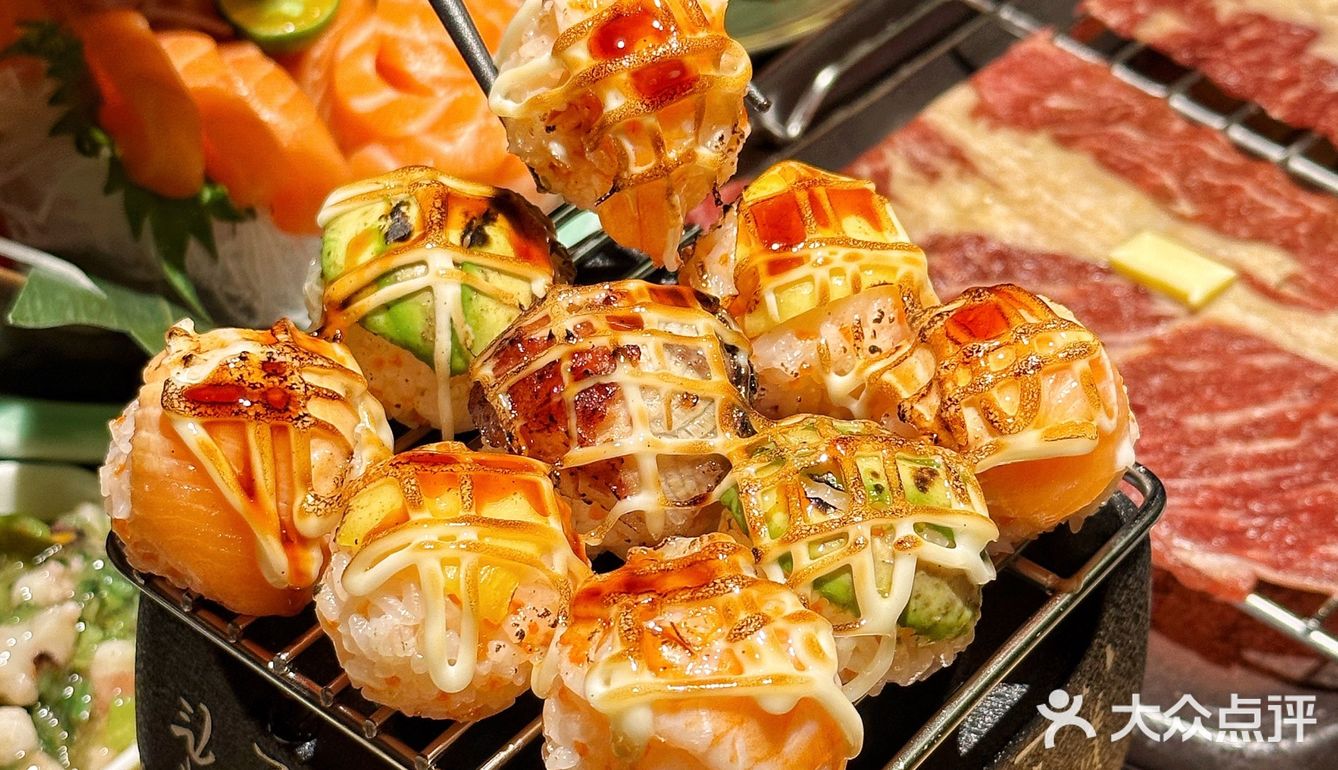 重庆又有好吃的日料了，火炙波波寿司我太爱！
