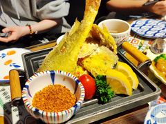 铁板秘制香辣黄鱼-桃太郎创作料理(大坪店)