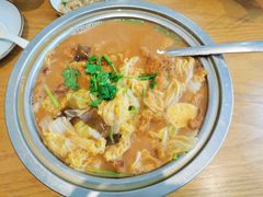 小酥肉炖白菜-山东宾馆·齐鲁苑餐厅