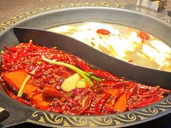 菌汤鸳鸯锅-锅说大脸毛肚重庆老火锅(佐阾店)