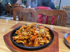 辣炒鱿鱼-全州豆芽汤饭