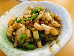 藕尖小炒肉-万景饭店·鱼街农家菜