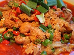 干锅鱼杂-恰八斗·猛火长沙菜(国贸店)