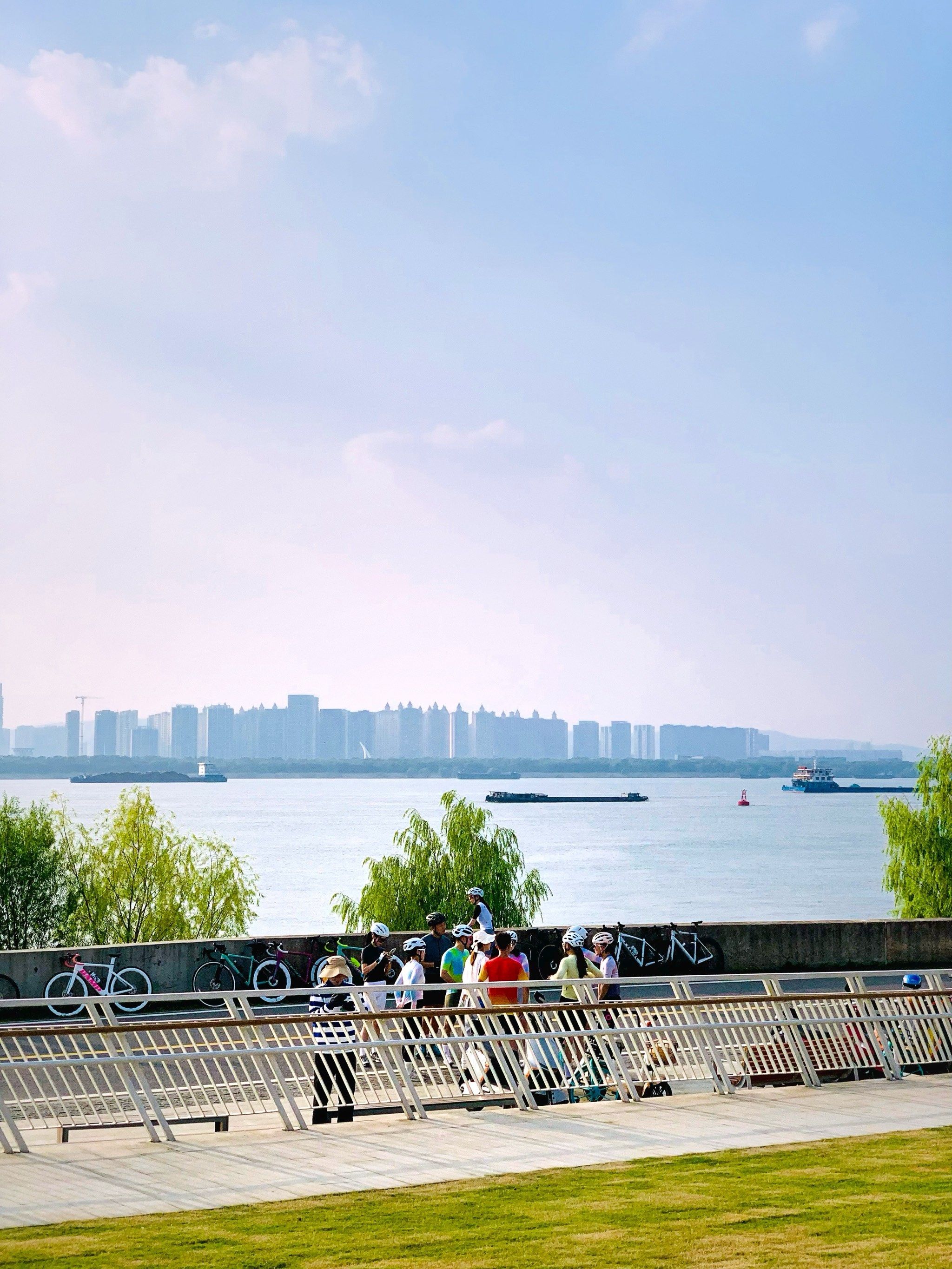 天气好,来江心洲骑车🚴