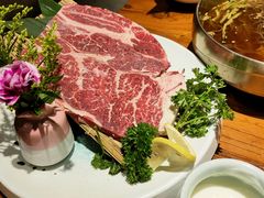 黑牛雪花楠排-金石青云炭火烤肉店(中房上东花墅店)