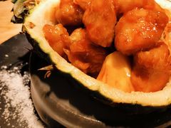 菠萝咕噜猴头菇-水木苼 蔬食料理