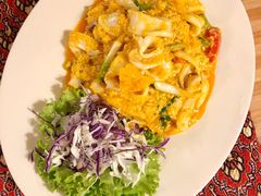 Fired&nbsp;With&nbsp;powder&nbsp;curry（octopus）-愛的烹調