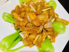 葱爆蹄筋-晚归月亮湾私家菜(临邑路店)