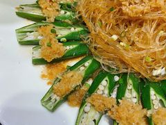 蒜蓉蒸秋葵-茶叁酒肆·楚味江湖(菱角湖店)