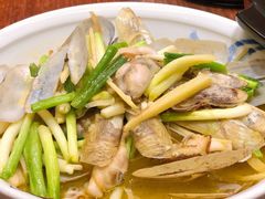 葱炒蛏子-琥珀老六龙虾(四里河店)