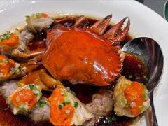 千刀肉碎蒸红膏蟹-桂满陇·海市蜃楼·黑金(国金店)