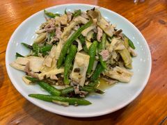 杭椒笋干炒肉丝-百家鲜·杭帮菜