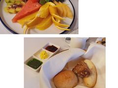 时令水果塔配冰淇淋-塞纳河法国餐厅(意式风情街店)