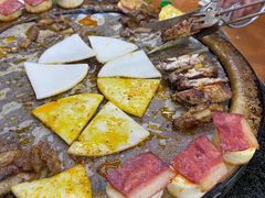 -老姐石板烧烤+铜炭火锅(总店)