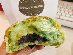 自家红豆抹茶面包-WHEAT&BAKER-麥(凯德来福士店)