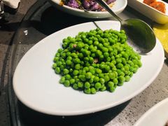 火腿嫩甜豆-老头儿油爆虾(星光一期店)