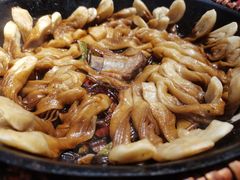 排骨豆角卷子-华盛园卷子王农家菜水库鱼