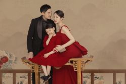 -时光纪亲子全家福照相馆(静安店母女写真父母纪念照)