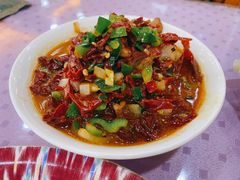 滚刀肉辣皮子拌面-新疆巴州金丝特餐厅(大钟寺店)