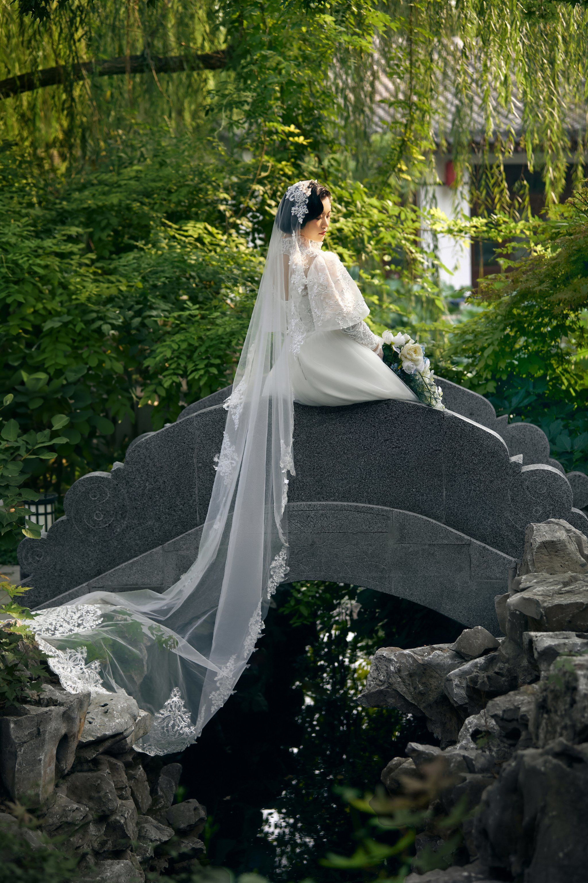 保定婚纱照|被夸爆的复古园林婚纱照💫