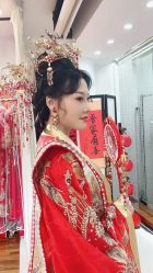 -懿沉香中式嫁衣礼服秀禾服龙凤褂马来褂旗袍总店