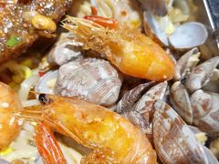 -东来菜馆•手抓海鲜家常菜•海鲜锅贴(鸽子窝店)