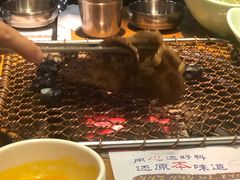 烤猪梅花肉-老炉家木炭烤肉(长江国际店)