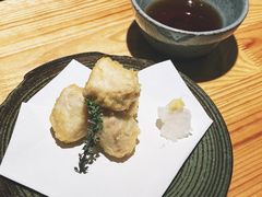 河豚白子天妇罗-镹·鱼料理  国产鱼使用店