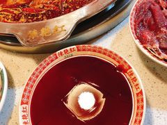 艳红酸辣三拼锅-陈艳红火锅菜·冒菜(簋街店)