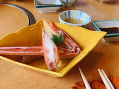 水煮螃蟹配醋-蟹道乐(道顿堀本店)