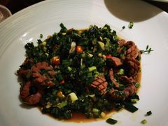 葱爆腰花-绿茶餐厅(南昌王府井店)