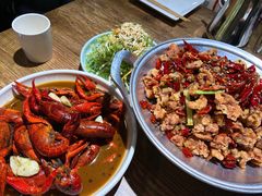 干锅辣子鸡-叶派龙虾•招牌香辣蟹·海鲜(中海国际店)