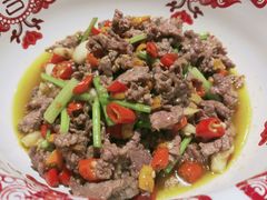 菜籽油炒衡东黄牛肉-老湘村·湖南土菜(天河维多利店)