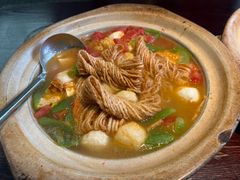 丝瓜鱼丸炖馓子-永安鱼庄·镇江菜(东吴路店)